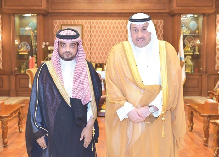 الحمود استقبل عضو المجلس البلدي لأمانة منطقة الرياض السعودية