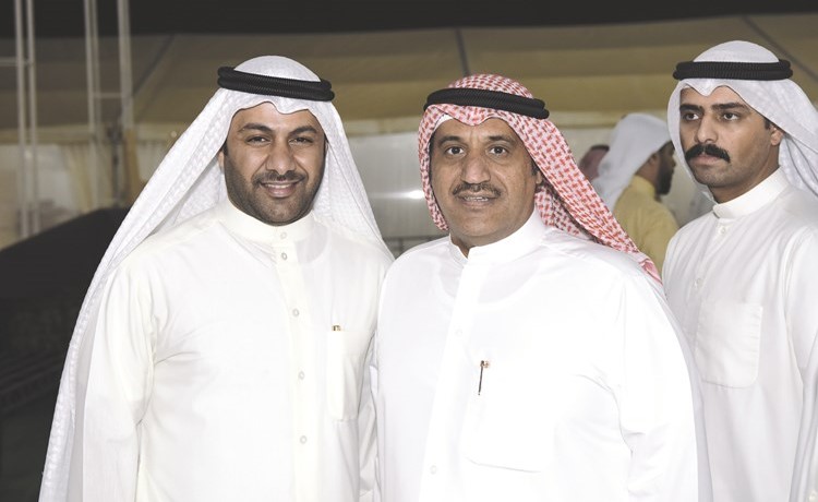 محمد المطيري مع الزميل موسى ابوطفرة ﻿