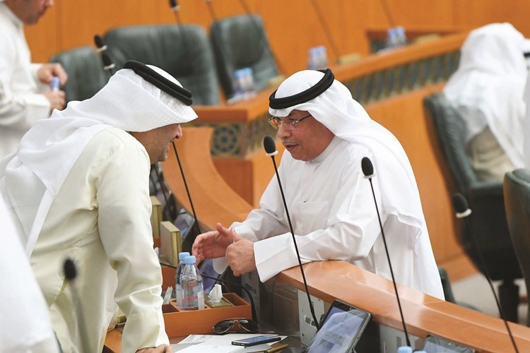 الشيخ خالد الجراح ومبارك الحجرف﻿