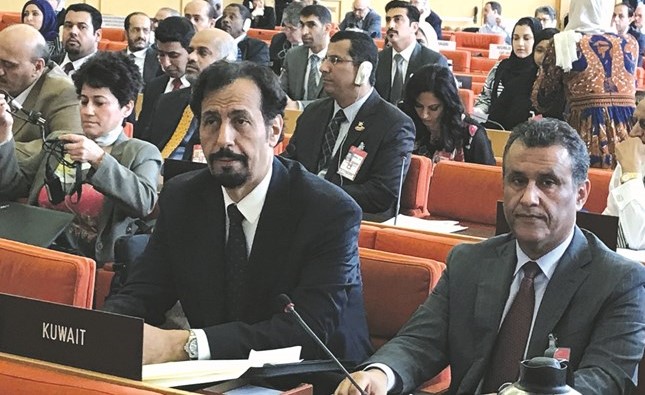 السفير الشيخ علي الخالد مترئسا الاجتماع الوزاري للمؤتمر الإقليمي 34 للشرق الأدنى وشمال أفريقيا لدى منظمة الفاو ﻿