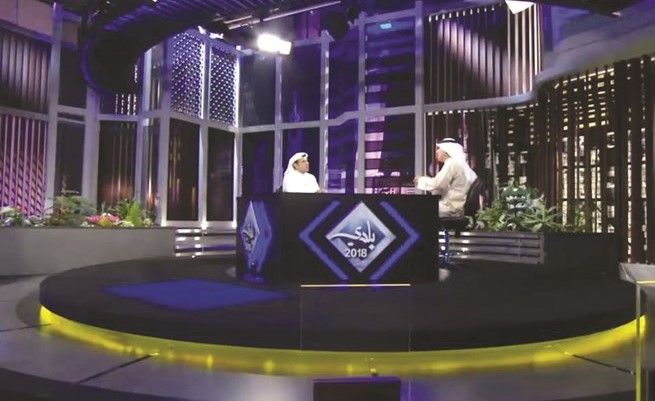جانب من التغطية المباشرة لانتخابات المجلس البلدي ﻿