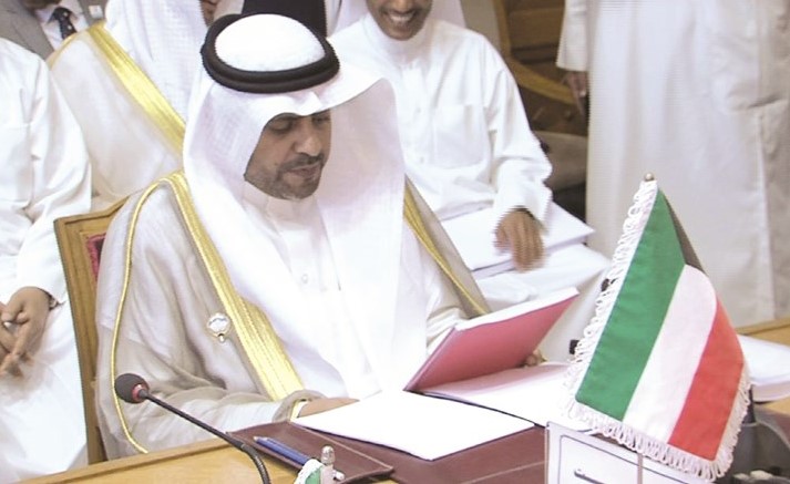 الوزير محمد الجبري خلال اجتماع مجلس وزراء الشباب العرب بالقاهرة﻿
