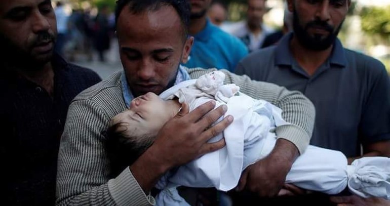 اضراب عام يشمل الأراضي الفلسطينية حداداً على أرواح شهداء غزة