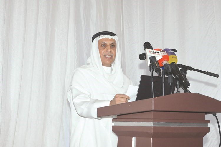 مبارك ناصر الساير متحدثا ﻿