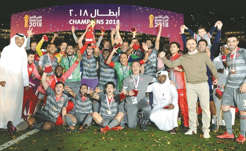 الدحيل بطل كأس أمير قطر للمرة الثانية في تاريخه﻿