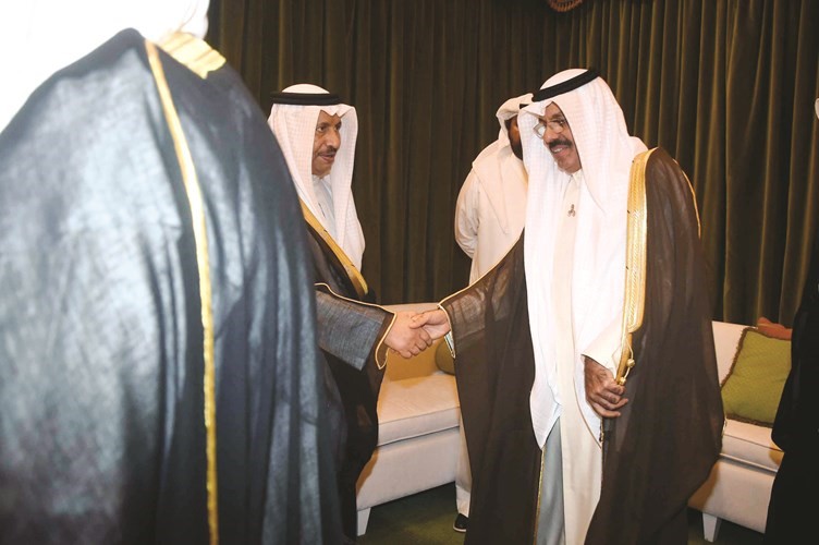 الشيخ أحمد النواف مهنئا﻿