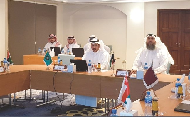 م.جاسم الحبيب خلال مشاركته في الاجتماع﻿