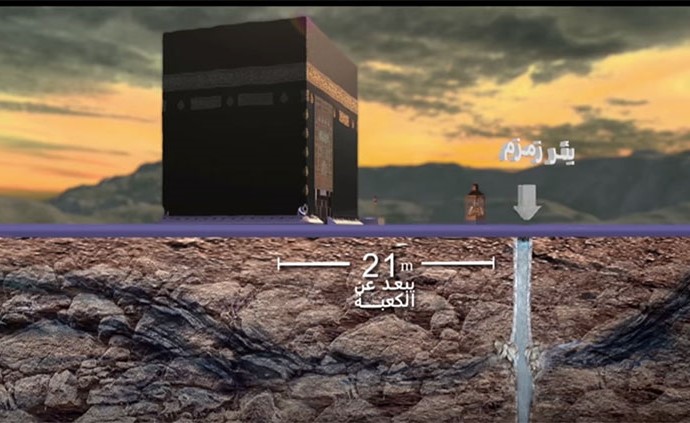 شاهد قصة "زمزم".. وأرقام لا تعرفها عن الماء