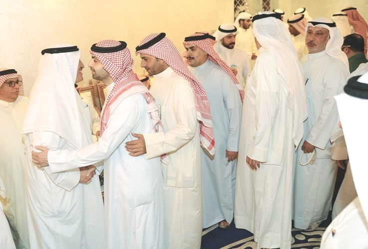 جانب من استقبال عسكر العنزي﻿