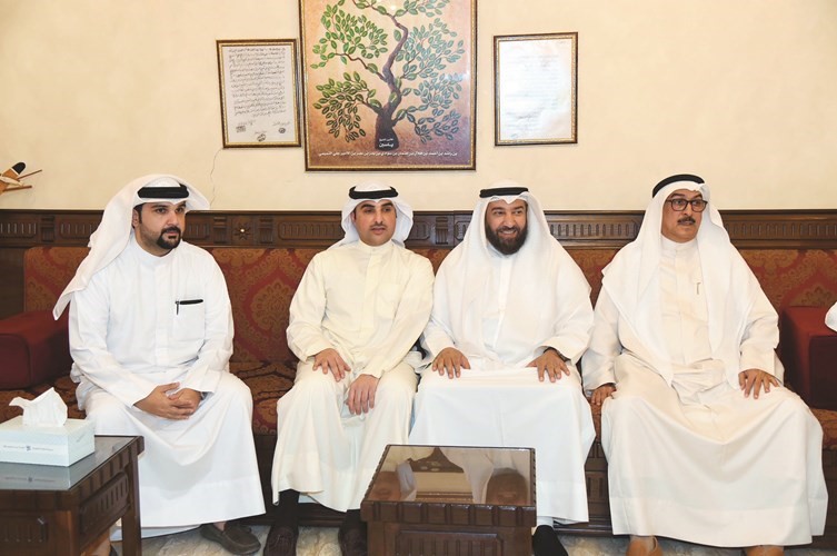 اللواء يعقوب الياسين ود.علي العمير وخالد الياسين ومحمد خالد الياسين﻿