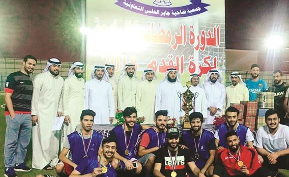 فريق المرحوم نزار النصف متوجا باللقب﻿