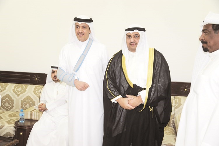 خالد العتيبي مع الشيخ فهد جابر المبارك﻿