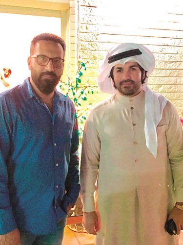 خالد جمال مع المنتج عبدالله السيف﻿