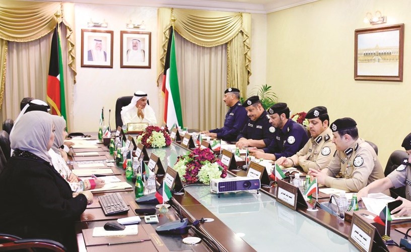 صالح الفضالة مترئسا الاجتماع﻿
