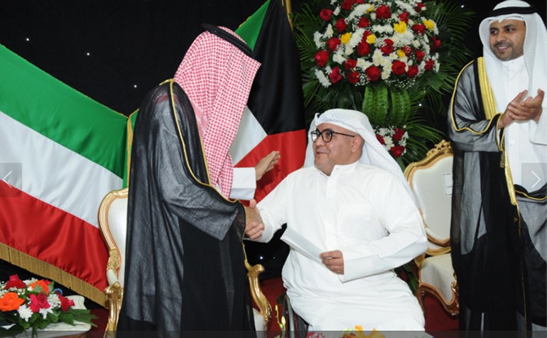 سمو ولي العهد يقوم بزيارة إلى النادي الكويتي الرياضي للصم