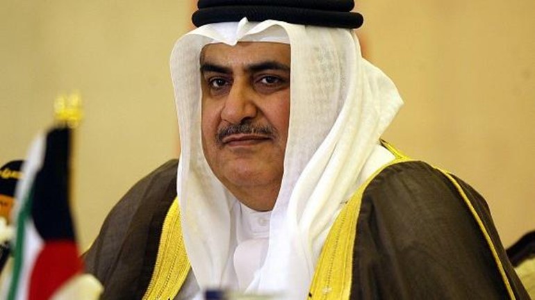 وزير خارجية البحرين الشيخ خالد بن أحمد آل خليفة