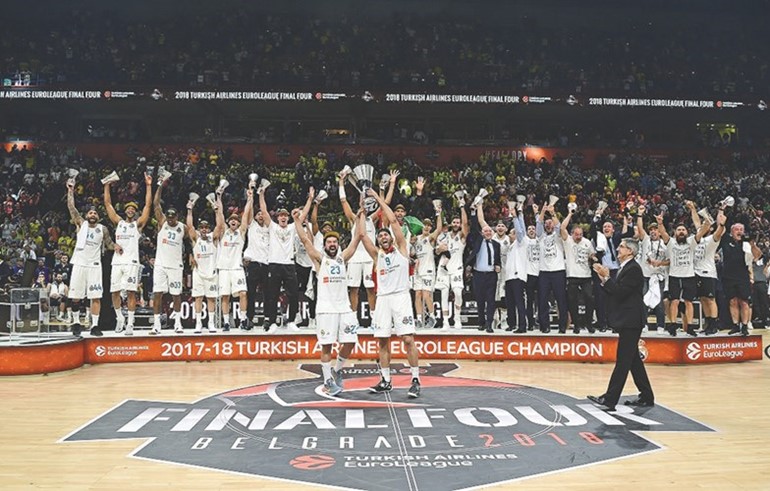 ريال مدريد بطلاً لدوري «التركية» لكرة السلة الأوروبي