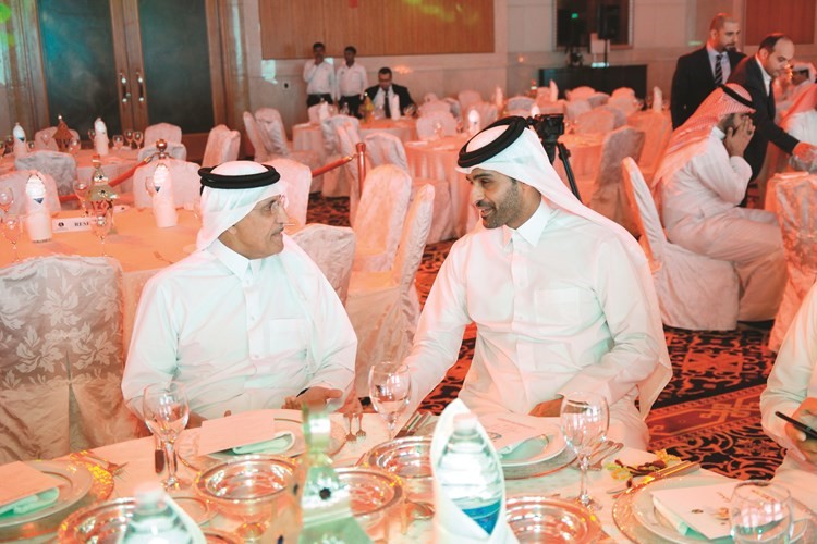الشيخ محمد بن عبدالله آل ثاني والشيخ عبدالله بن محمد آل ثاني ﻿