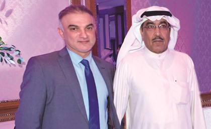 نائب رئيس التحرير الزميل عدنان الراشد ود.عبدالكريم تقي -(قاسم باشا)﻿