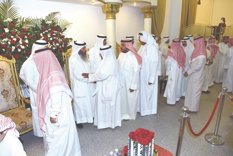 جانب من استقبال المرداس﻿