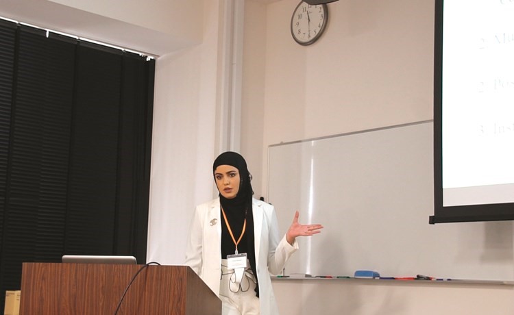 طالبات جامعة الشرق الأوسط الأميركية الأوائل في مؤتمر IBM العالمي السادس