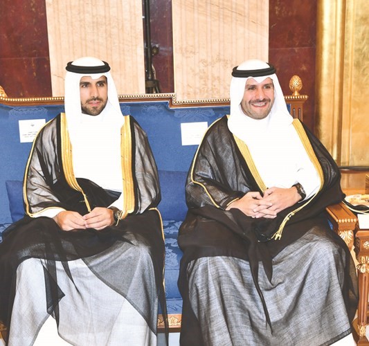 الشيخ عبدالله الناصر والشيخ فهد الناصر﻿