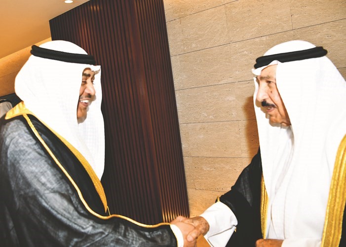الشيخ جابر العبدالله والشيخ صباح الخالد﻿