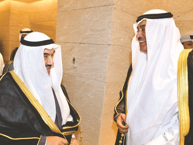 حديث باسم بين سمو الشيخ ناصر المحمد والشيخ صباح الخالد﻿
