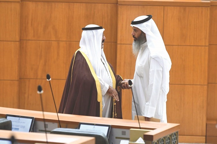 الشيخ ناصر صباح الأحمد ونايف المرداس﻿