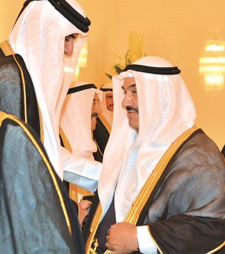 سمو الشيخ ناصر المحمد يرحب بصاحب السمو أمير قطر﻿