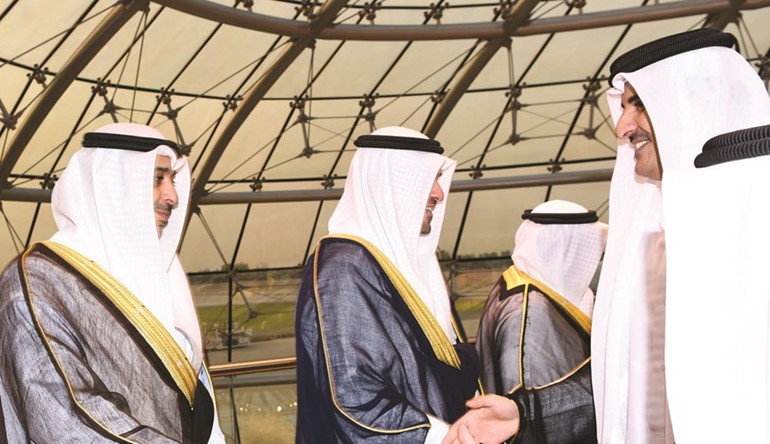 ترحيب بضيف الكويت من أنس الصالح والشيخ محمد العبدالله﻿