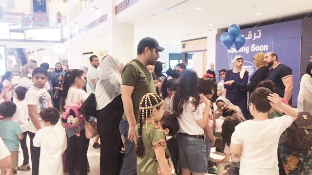 قرقيعان مجمع بوليفارد تزيّن بفرحة الأطفال
