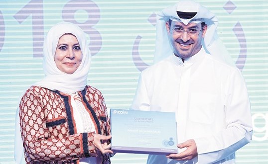 الروضان تكرم الرئيس التنفيذي للتكنولوجيا نواف الغربللي ﻿