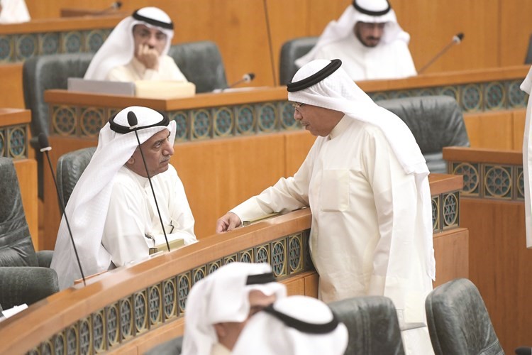 الشيخ خالد الجراح وشعيب المويزري﻿