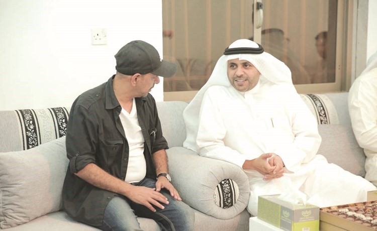 الوزير محمد الجبري وحديث مع مخرج العمل نواف سالم الشمري﻿