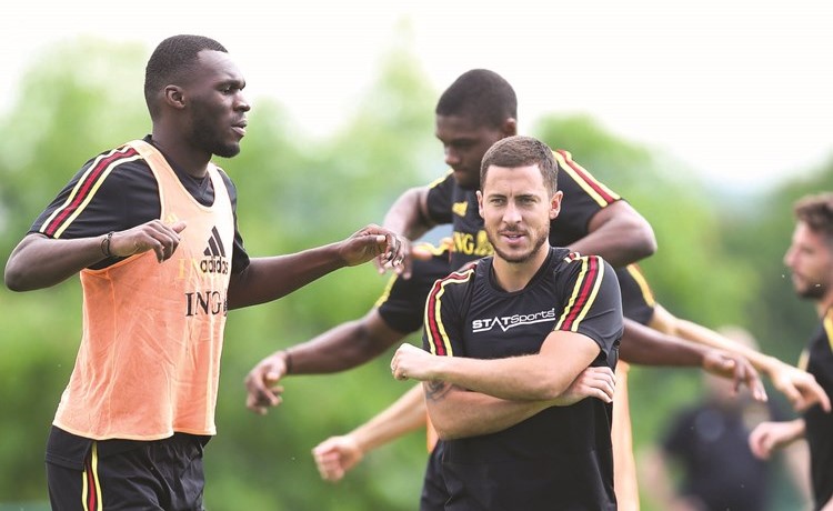 الجدية شعار تدريبات منتخب بلجيكا﻿