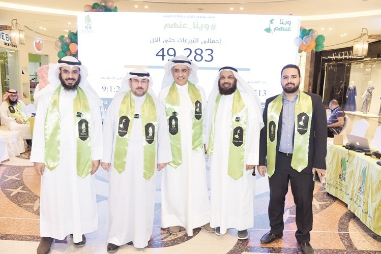 ناصر عبدالعزيز الزيد وعبدالله الشمري وعدد من المشاركين في الحملة ﻿