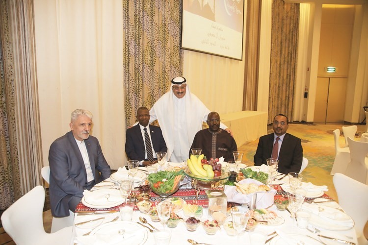 السفير عبدالأحد إمباكي والسفير الاوكراني د.فلاديمير تولكاش وحضور ديبلوماسي﻿