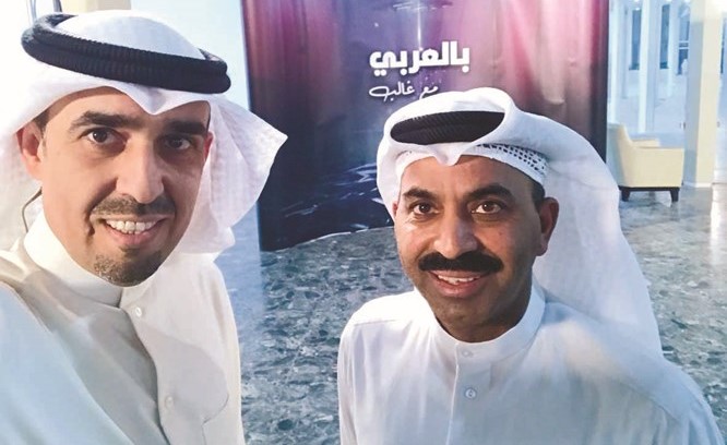 العلي مع العصيمي في البرنامج﻿