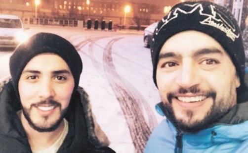 فهد باسم مع هاني سلامة﻿