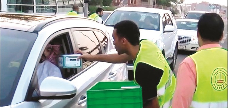 وجبات إفطار للصائمين من الساير﻿