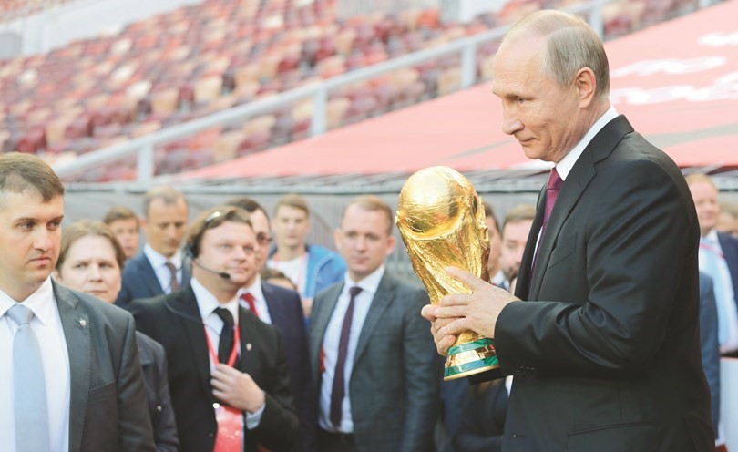 بوتين يرشّح البرازيل والأرجنتين وألمانيا وإسبانيا للقب