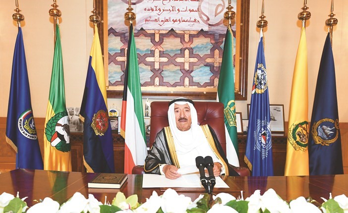 صاحب السمو الأمير الشيخ صباح الأحمد يلقي كلمته بمناسبة العشر الأواخر من رمضان﻿