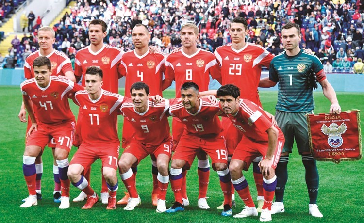 روسيا الأضعف بين منتخبات المونديال