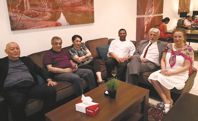 سفراء أوكرانيا وجنوب أفريقيا وكازاخستان وأرمينيا ﻿