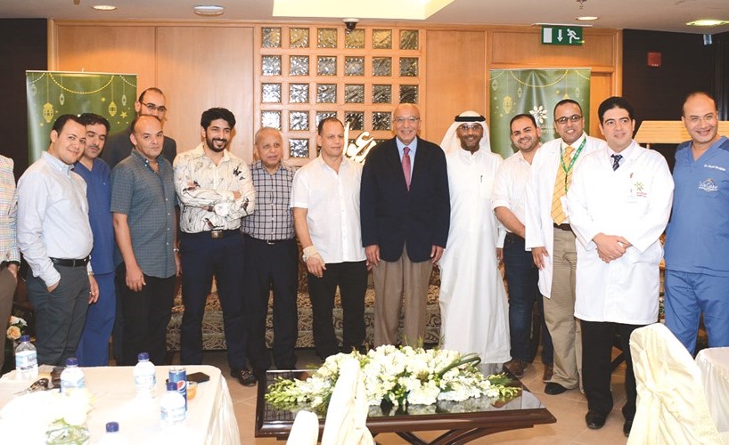 د. سعيد راتب وجانب من الحضور في إفطار موظفي سدرة﻿