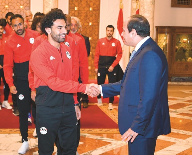 وترحيب خاص بالنجم العالمي محمد صلاح﻿