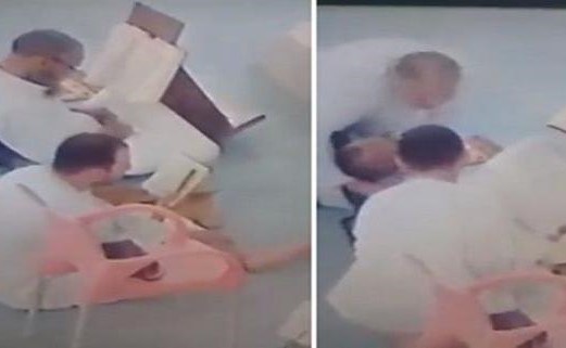 بالفيديو.. لحظة وفاة رجل يقرأ القرآن في المسجد