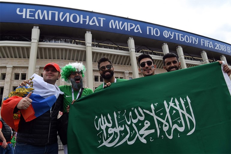 "الدب الروسي" يقسو على "الصقور الخضر" ويسقطهم بخماسية نظيفة في افتتاح "كأس العالم 2018"
