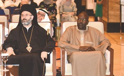 السفير عبدالأحد إمباكي والمطران غطاس هزيم﻿